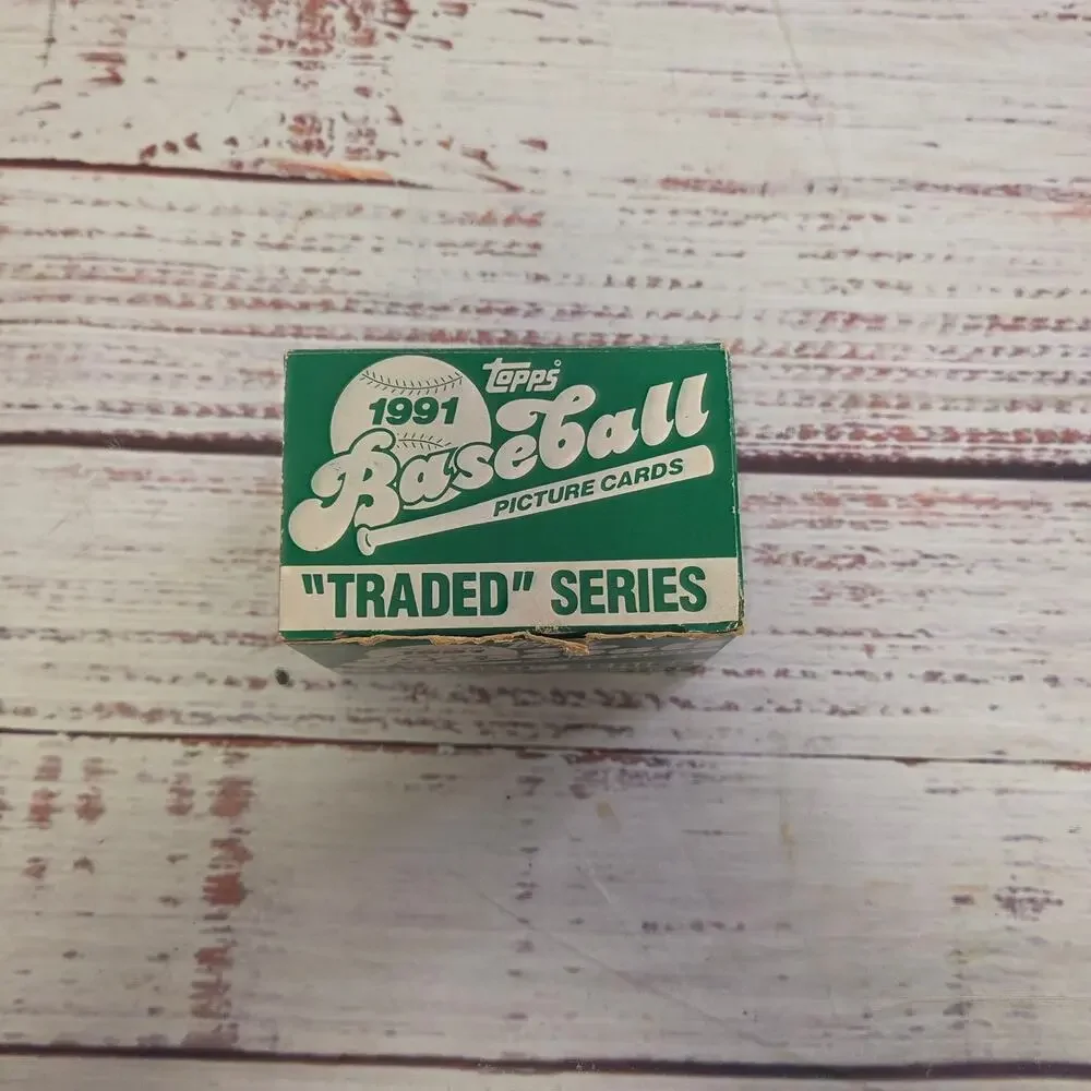 1991 Topps Baseball Traded Series Complete 132-Card Set in Original Box